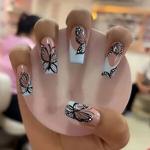 Butterfly Press On Nails